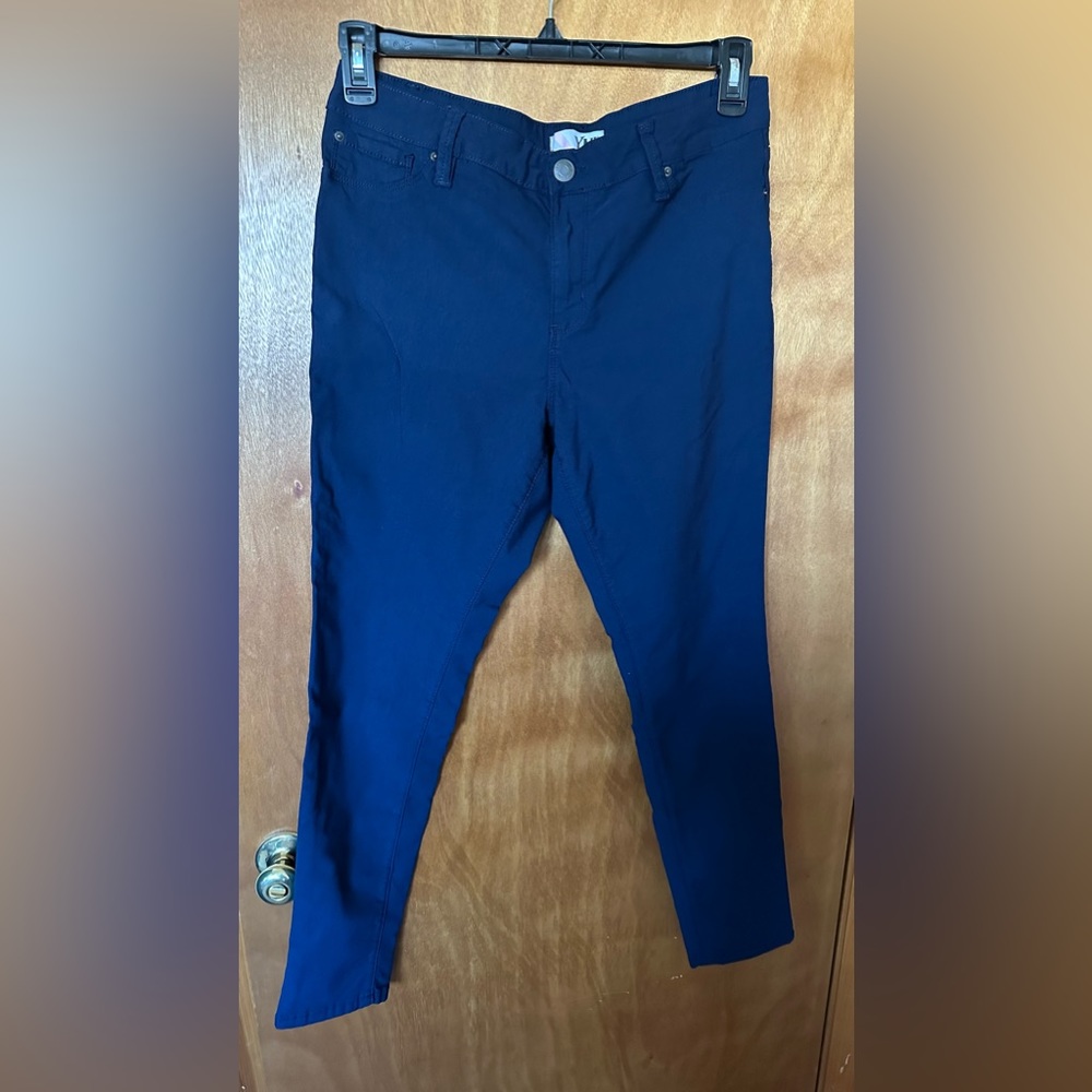 YMI Navy forever color skinny jeans